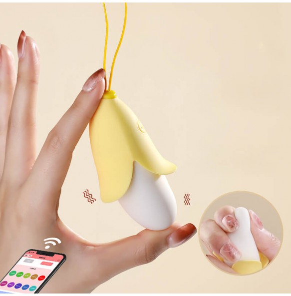 MizzZee - Fierce Banana Vibrating Egg (Connect WeChat Mini Programs - Chargeable)